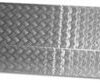 90 Bulkhead Panel Chequer Plate 2mm Silver