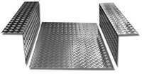 Load Area in Chequer Plate - For Defender 90 - 2mm Aluminium Finish