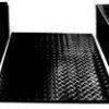 Load Area in Chequer Plate - For Defender 90 - 3mm Black Finish