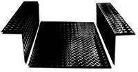 Load Area in Chequer Plate - For Defender 90 - 3mm Black Finish