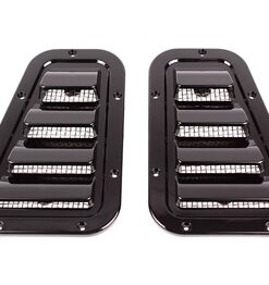Pair Gloss Black Upgraded Wing Top Vents