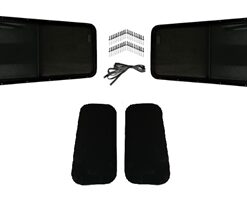 Full Roof Sliding Windows & Quarter Tinted Window Kit 85% Tint