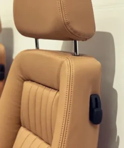 Fluted leather Recaro Classic heated front seats fit Land Rover Defender 90 110