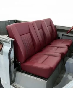 Fluted Leather Deluxe Set 3 Front Seats Suitable for Series 2 and Series 3 Land Rovers