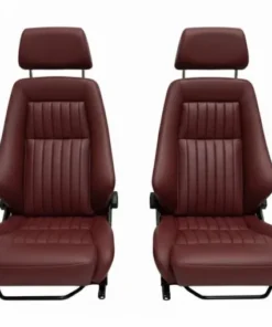 Fluted leather Recaro Classic heated front seats fit Land Rover Defender 90 110