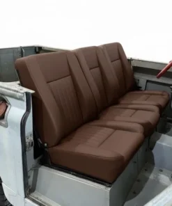 Fluted Leather Deluxe Set 3 Front Seats Suitable for Series 2 and Series 3 Land Rovers