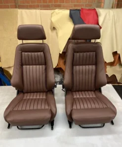 Fluted leather Recaro Classic heated front seats fit Land Rover Defender 90 110