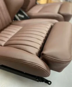 Fluted leather Recaro Classic heated front seats fit Land Rover Defender 90 110