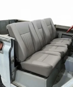 Fluted Leather Deluxe Set 3 Front Seats Suitable for Series 2 and Series 3 Land Rovers