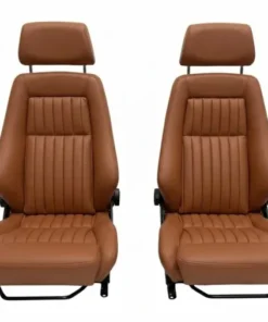 Fluted leather Recaro Classic heated front seats fit Land Rover Defender 90 110